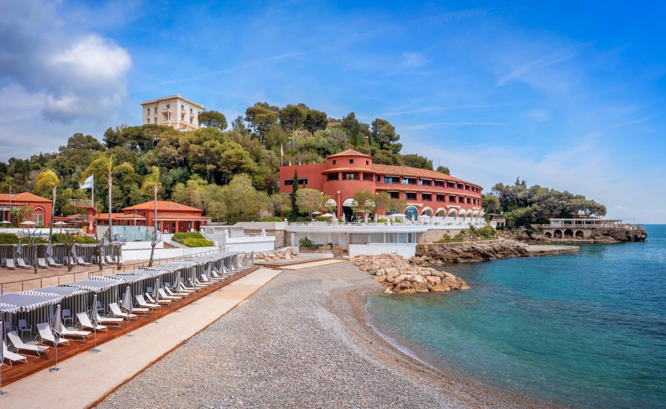 Foto de Plage de Saint-Roman con guijarro gris superficie