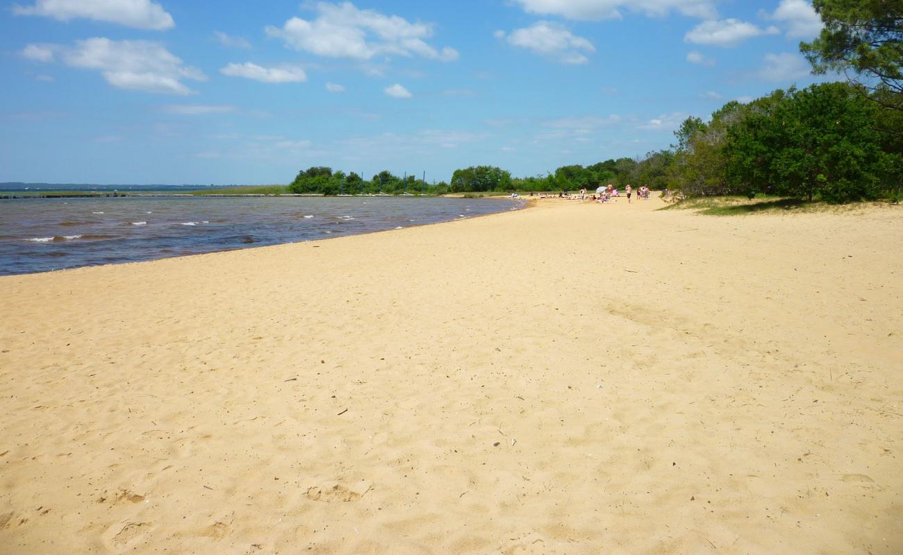 Foto de Plage Domaine de la Rive con arena brillante superficie