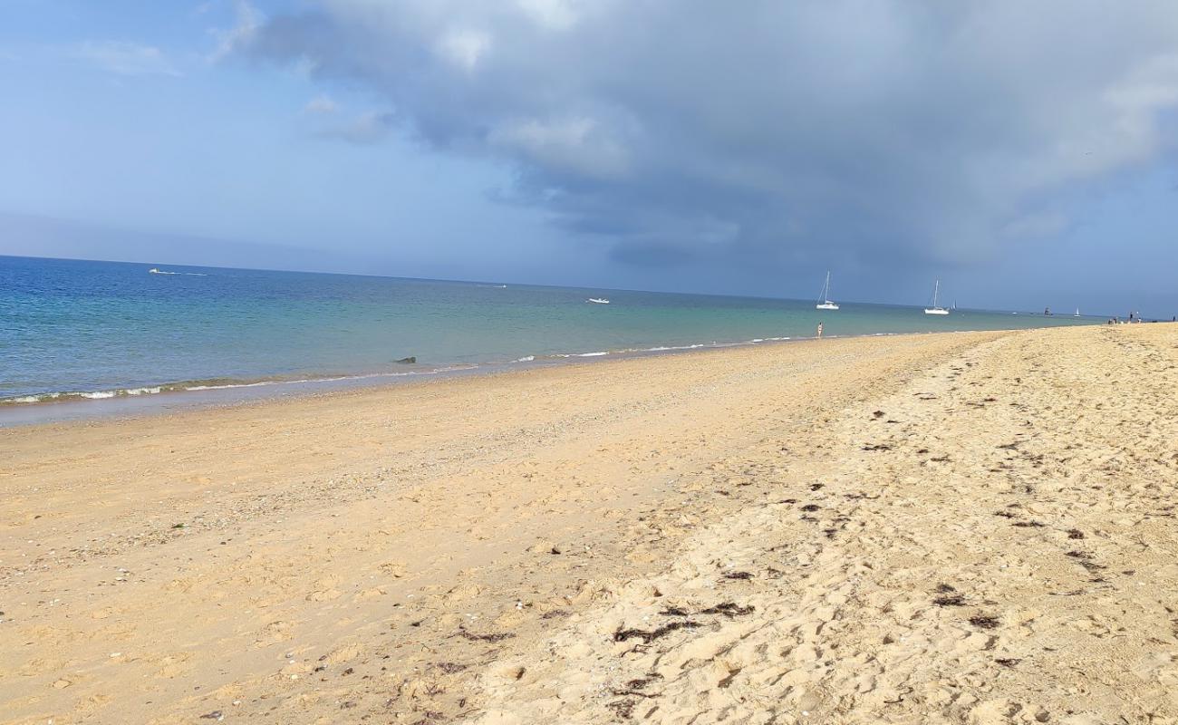 Foto de Plage de la Grande Conche con arena brillante superficie