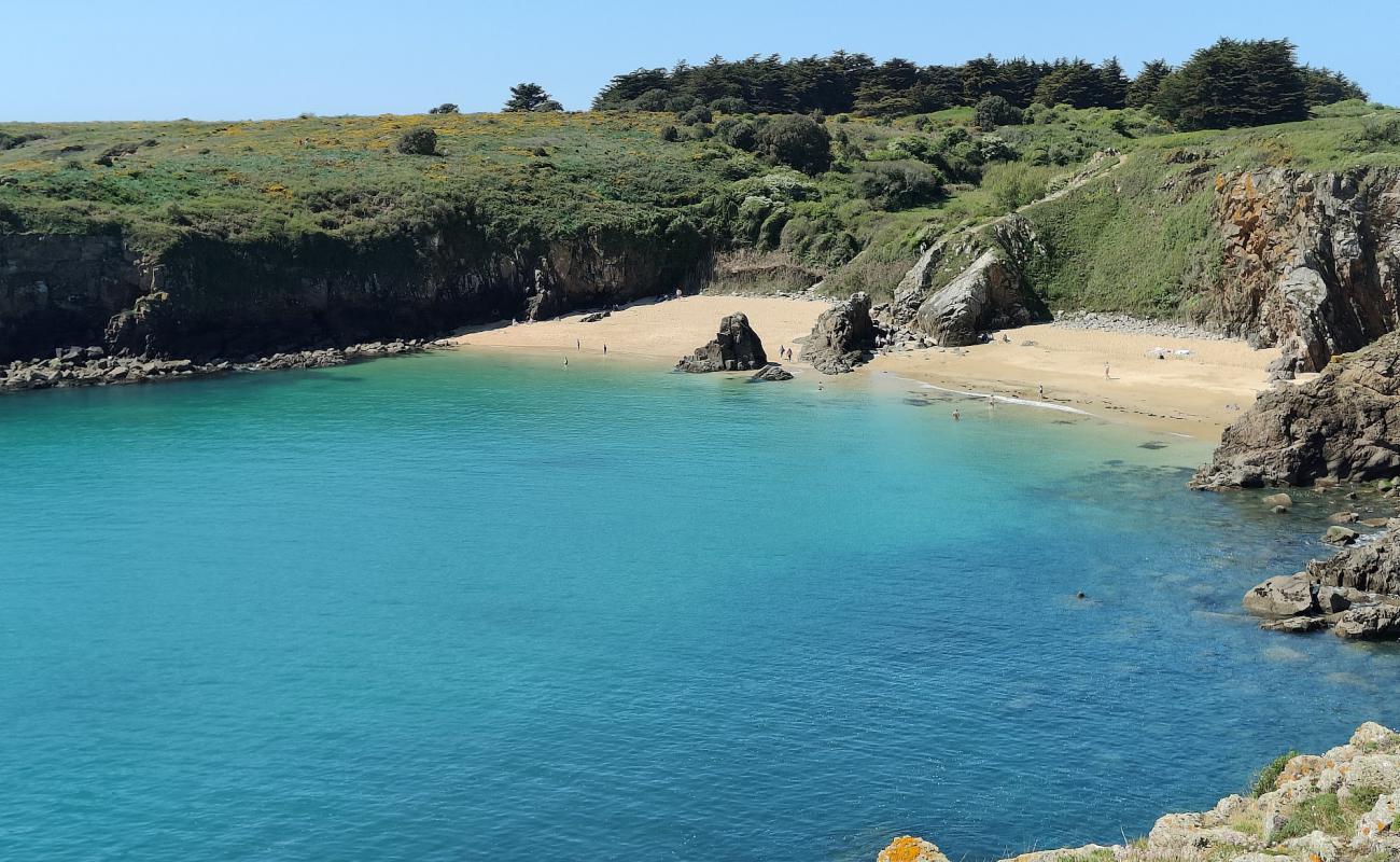 Foto de Plage des Soux con arena brillante superficie