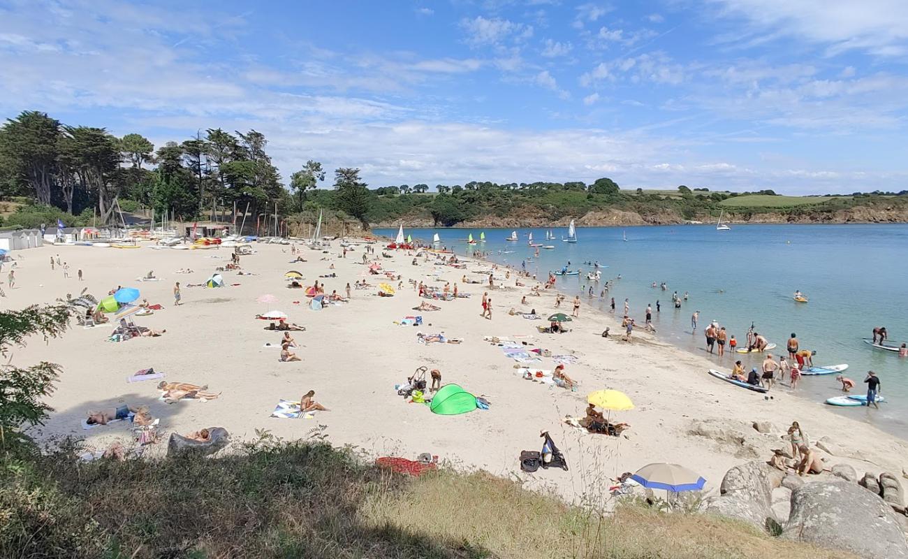 Foto de Plage de Port Manec'h con arena brillante superficie