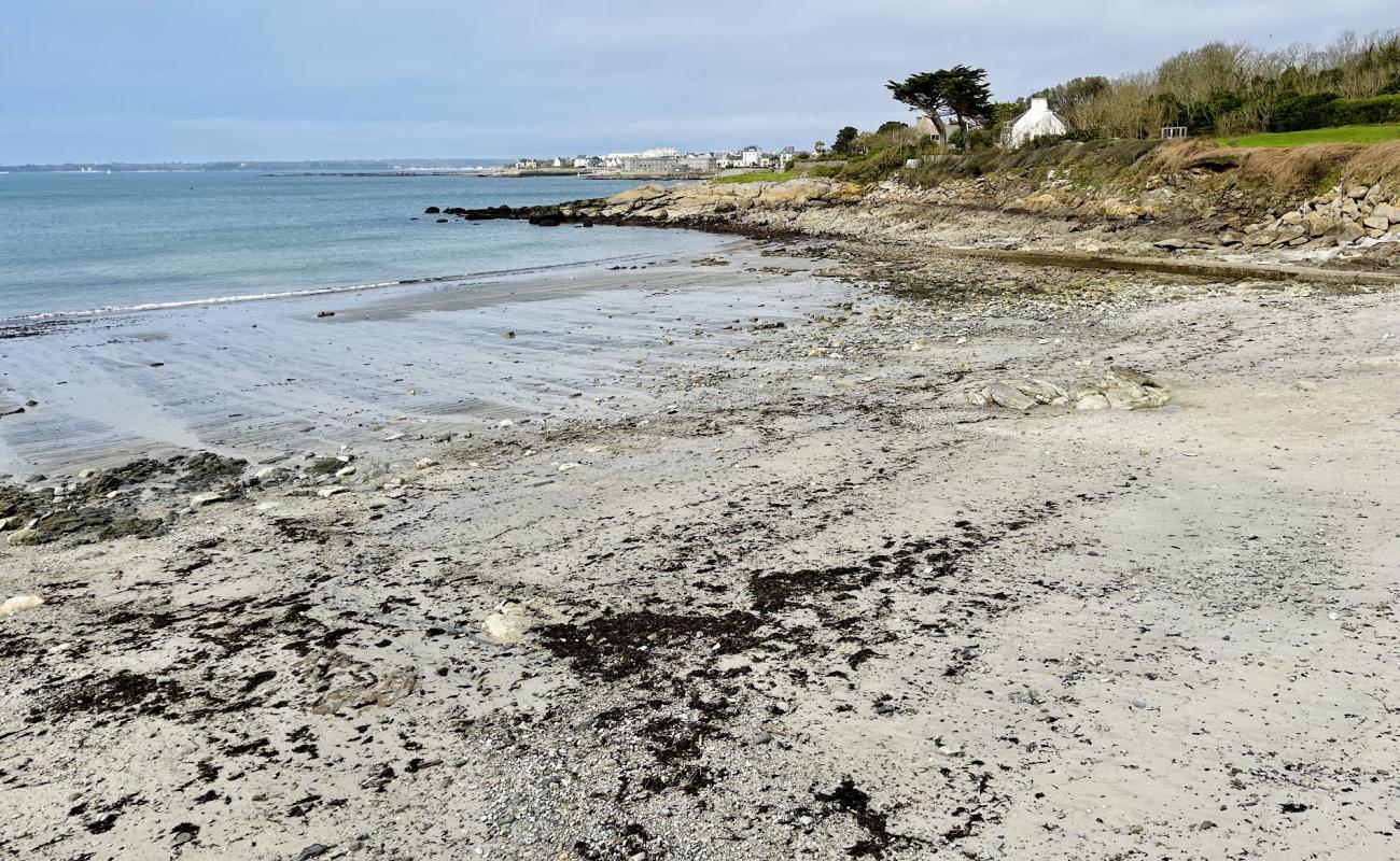 Foto de Plage du Porzou con arena gris superficie