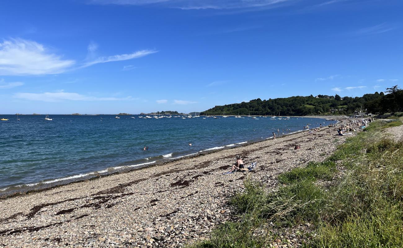 Foto de Plage de Launay con guijarro gris superficie