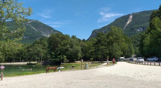 Plage du Plan d'eau de Motz