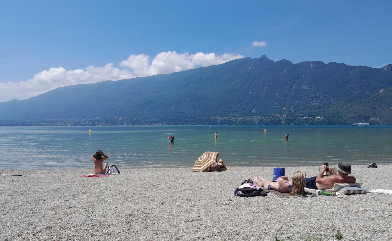 Foto de Plage du Rowing con guijarro gris superficie