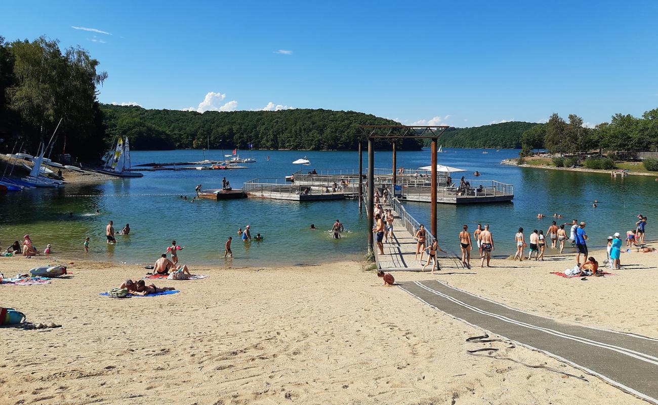 Foto de Plage du Puech des Ouilhes con arena brillante superficie