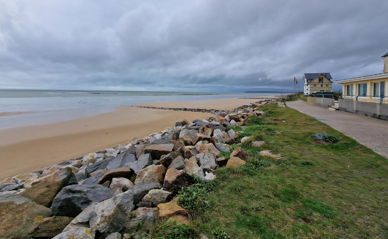 Foto de Portbail Plage con arena brillante superficie