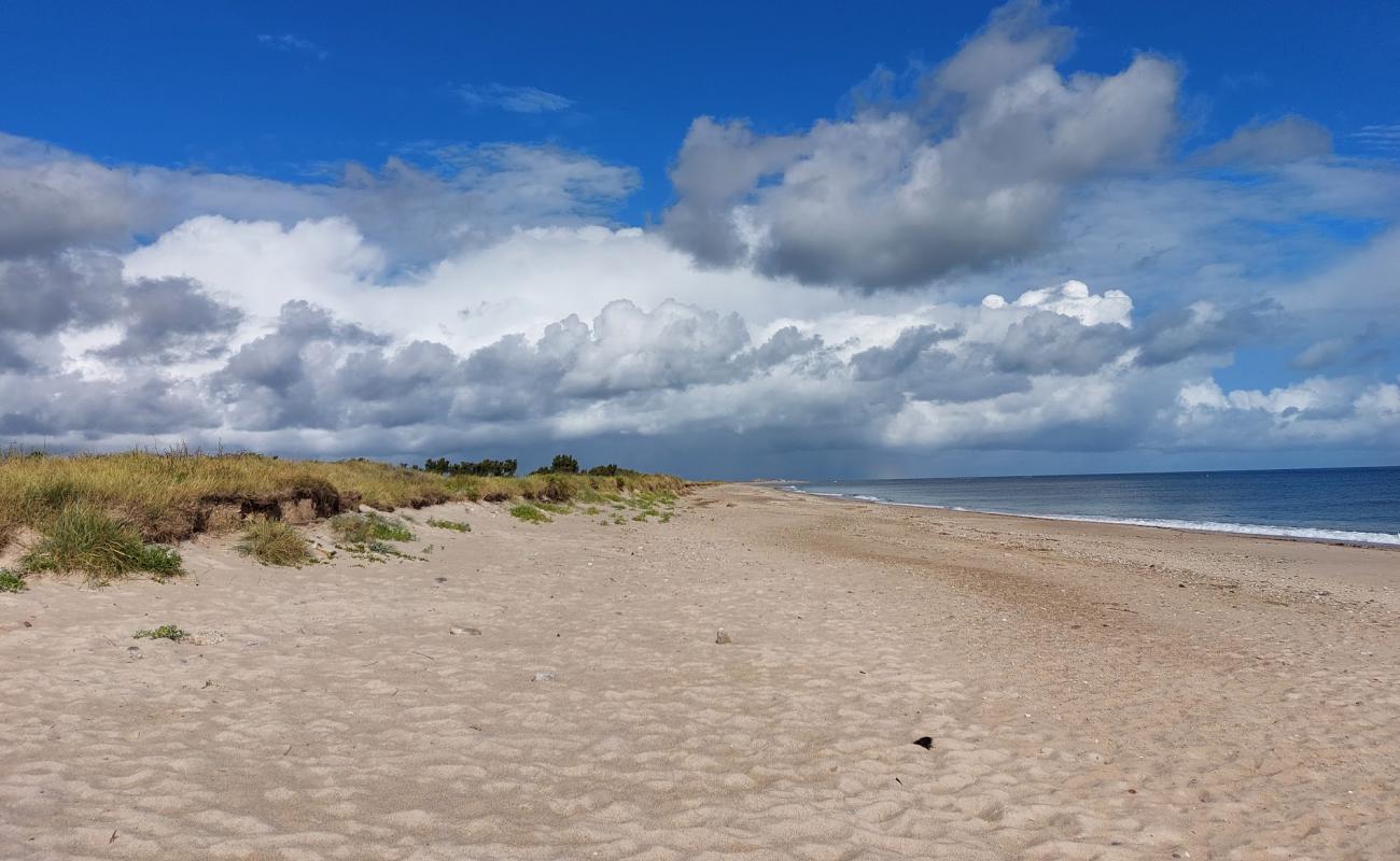 Foto de Plage De Gouberville con arena gris superficie