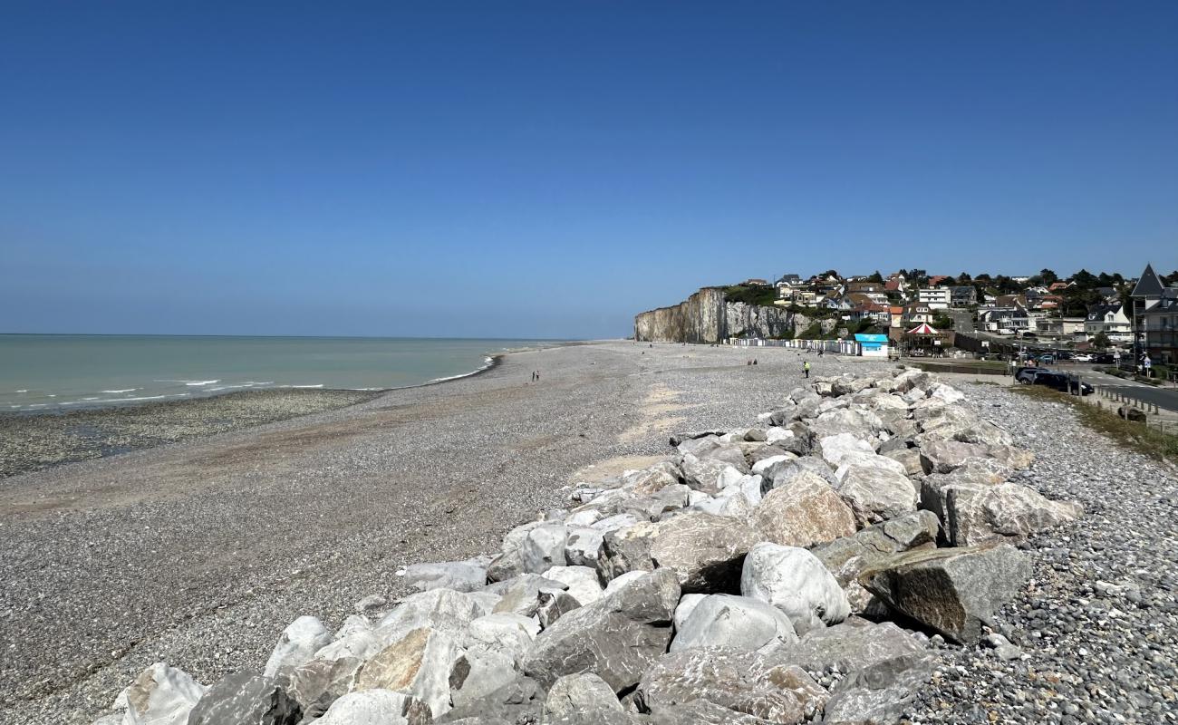 Foto de Plage de Criel con guijarro gris superficie