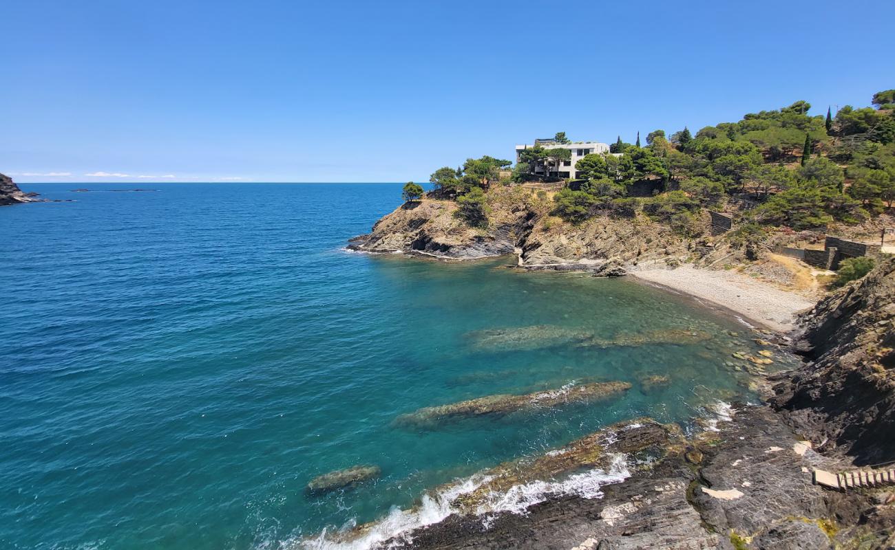 Foto de Caleta del Cap de Cervera o El Sorell con guijarro gris superficie