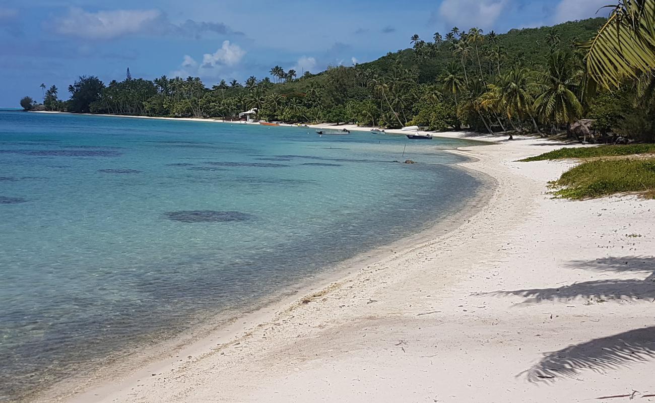 Foto de Plage Matira con arena brillante superficie