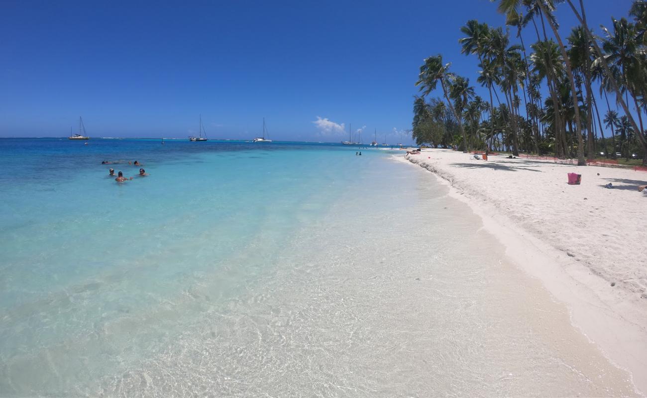 Foto de Plage de Ta'ahiamanu con arena blanca superficie