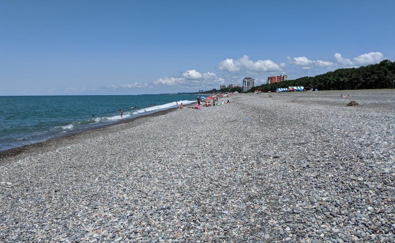 Foto de Kobuleti beach con guijarro gris superficie