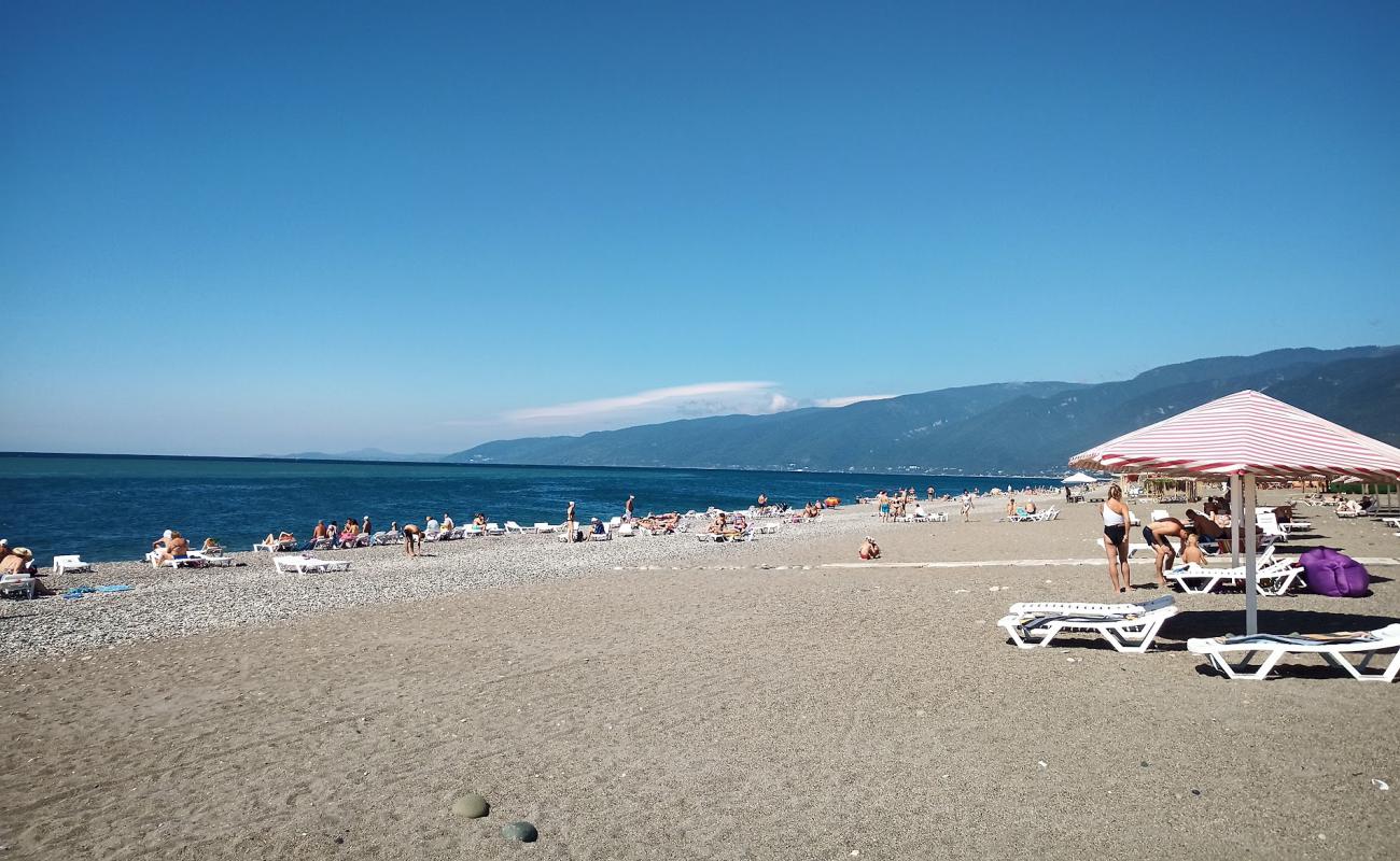 Foto de Alahadsi beach con guijarro ligero superficie