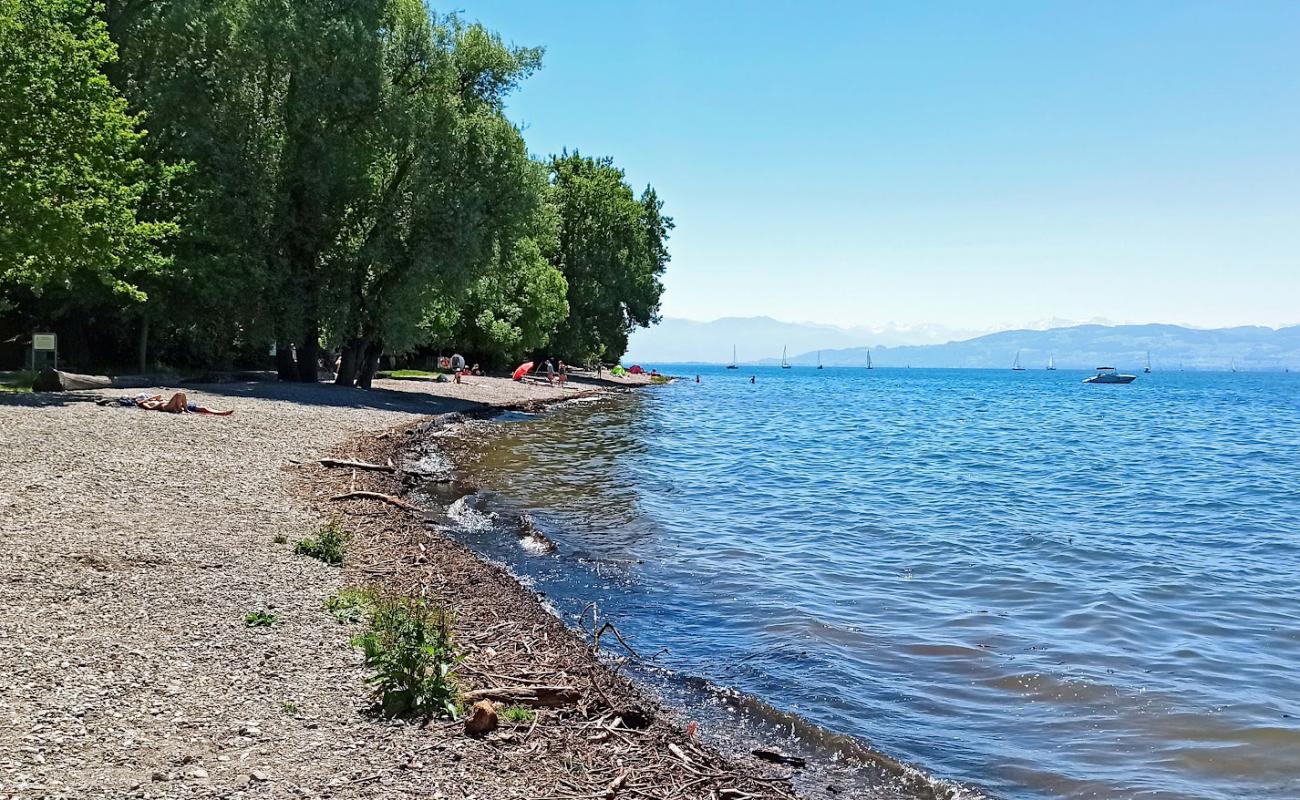 Foto de Malerecke Strand con guijarro gris superficie