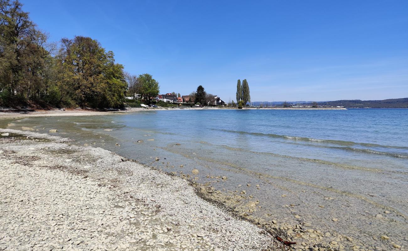 Foto de Hoerlepark Strand con guijarro gris superficie