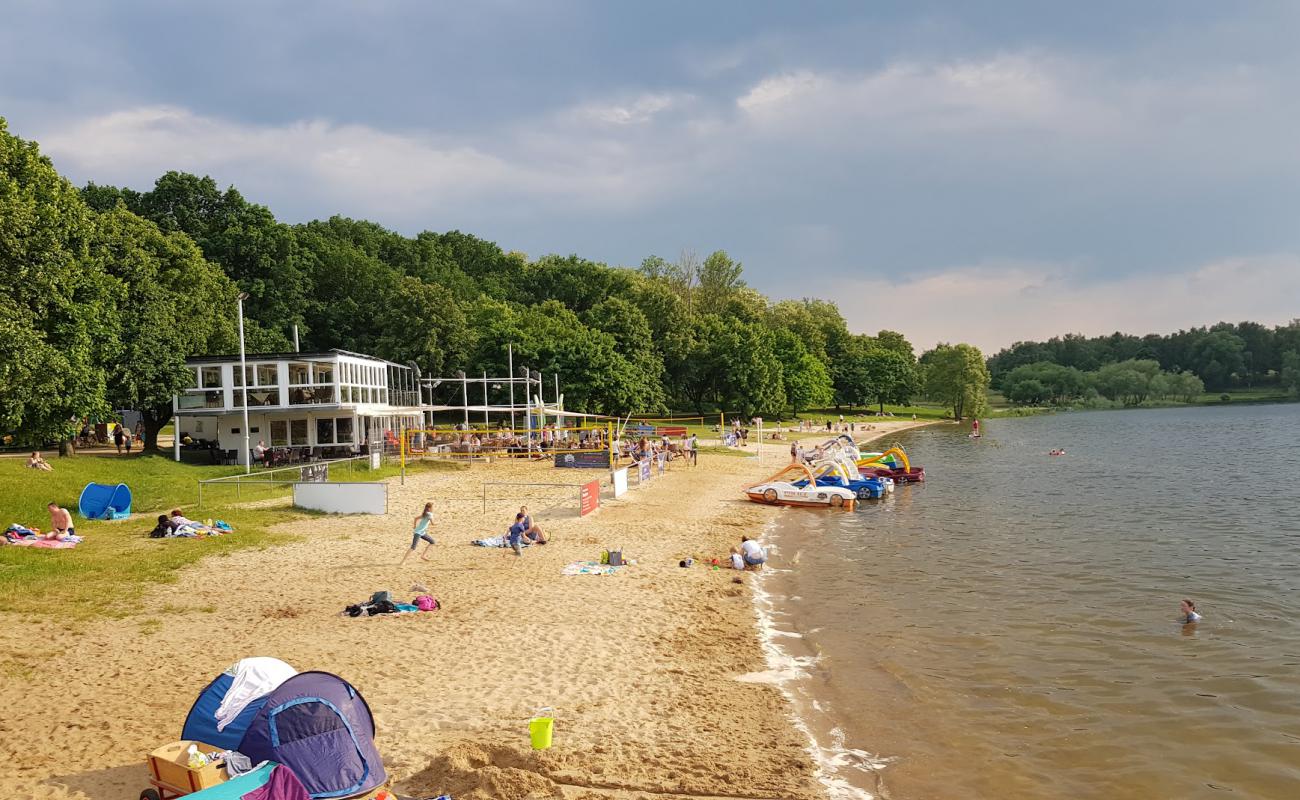 Foto de Talsperre Bautzen Beach con arena brillante superficie