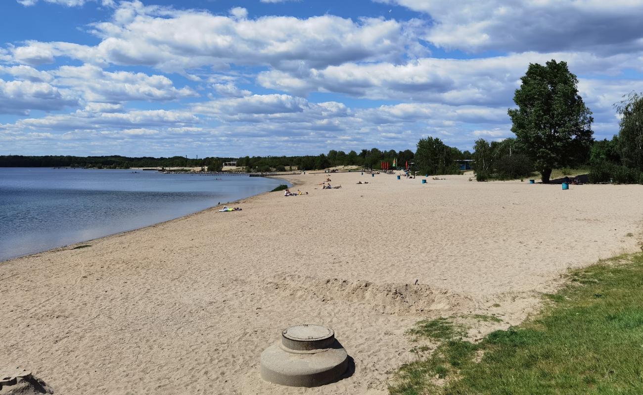 Foto de Cospudener See Beach con arena brillante superficie