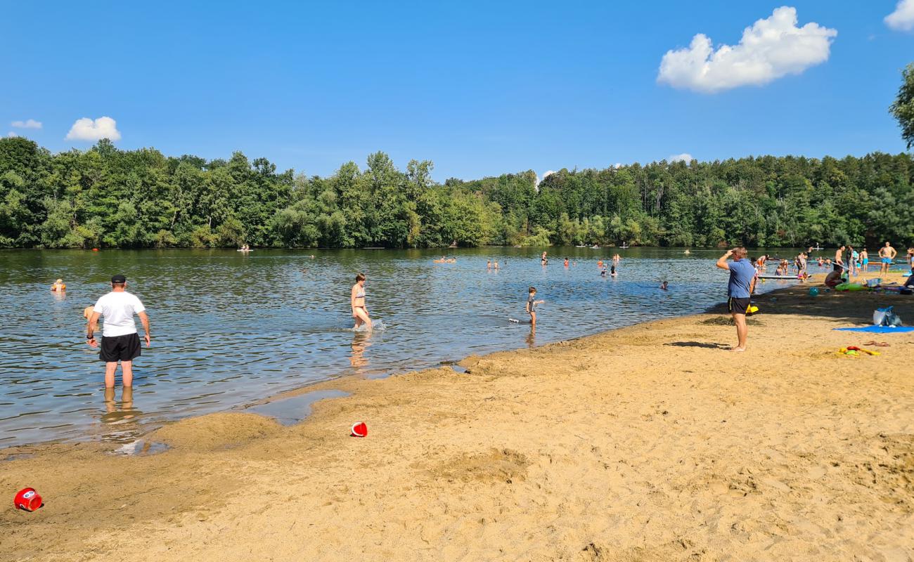 Foto de Heider Bergsee Strand con arena brillante superficie