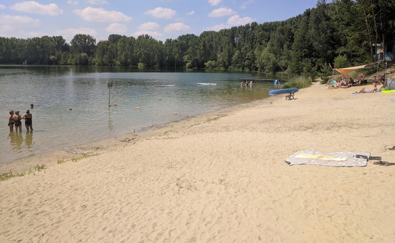 Foto de Strandbad Kretzschau con arena brillante superficie