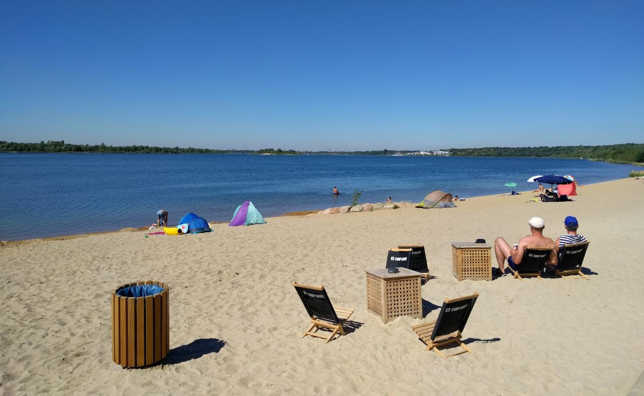 Foto de Auenhainer Strand con arena brillante superficie