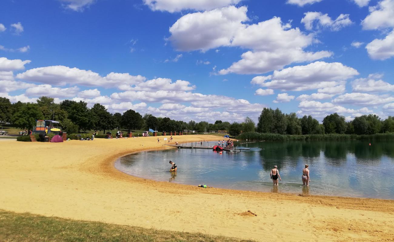 Foto de Strandbad Stotternheim con brillante arena fina superficie