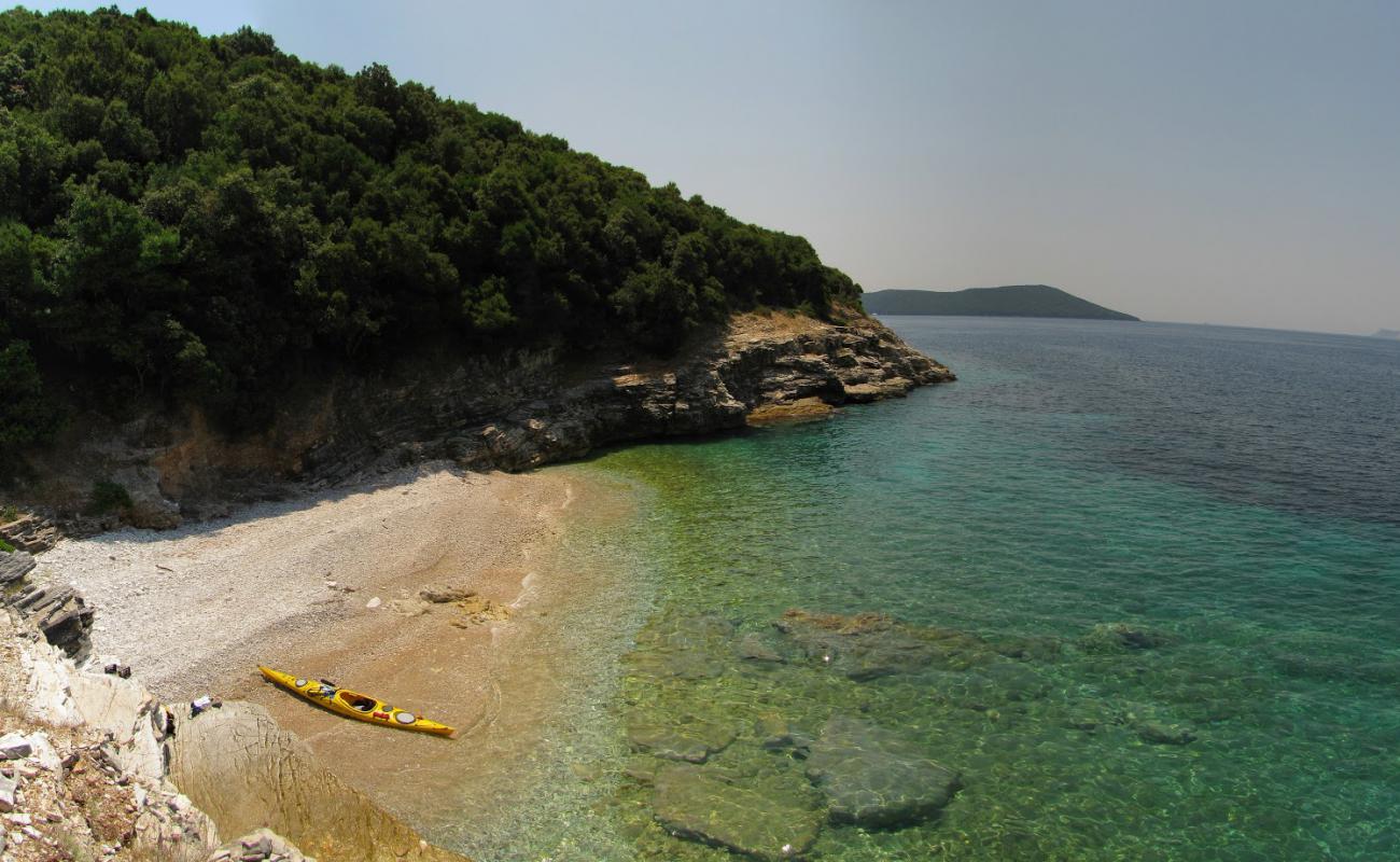 Foto de Dei 4  beach con guijarro fino blanco superficie