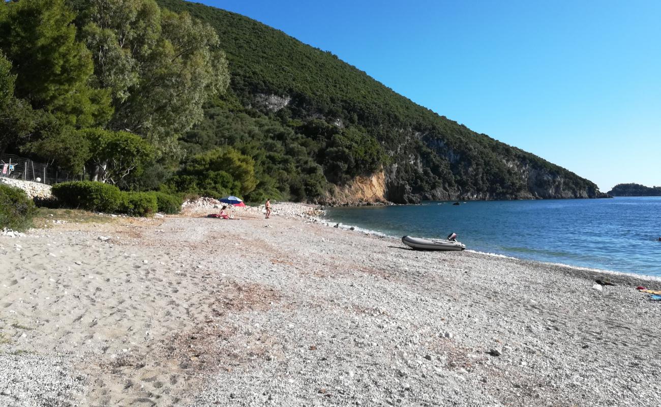 Foto de Sofas beach con guijarro fino blanco superficie