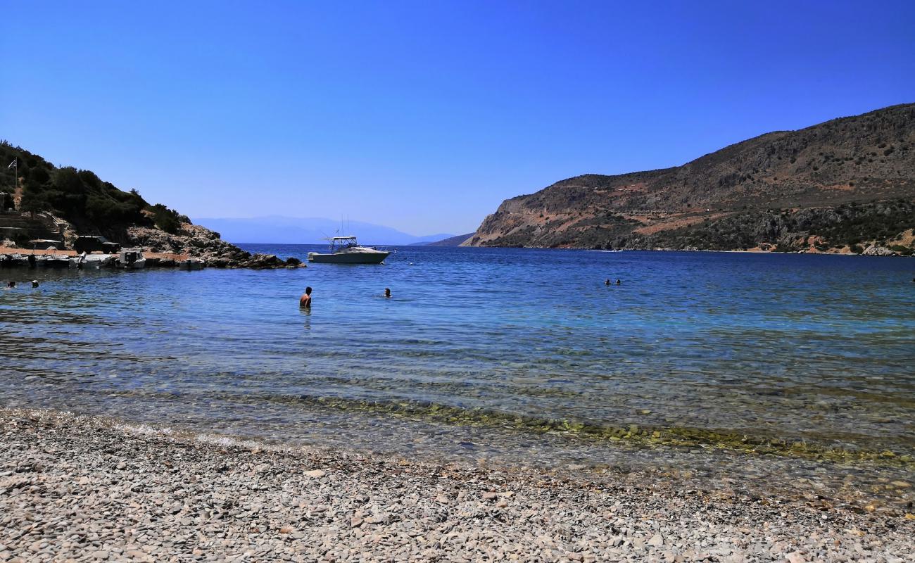 Foto de Agios Vlasios beach con guijarro ligero superficie