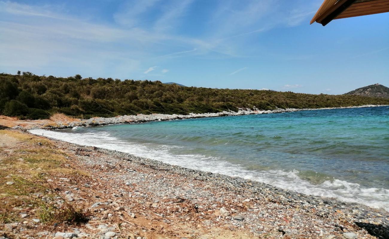 Foto de Panagitsa beach con arena fina y guijarros superficie