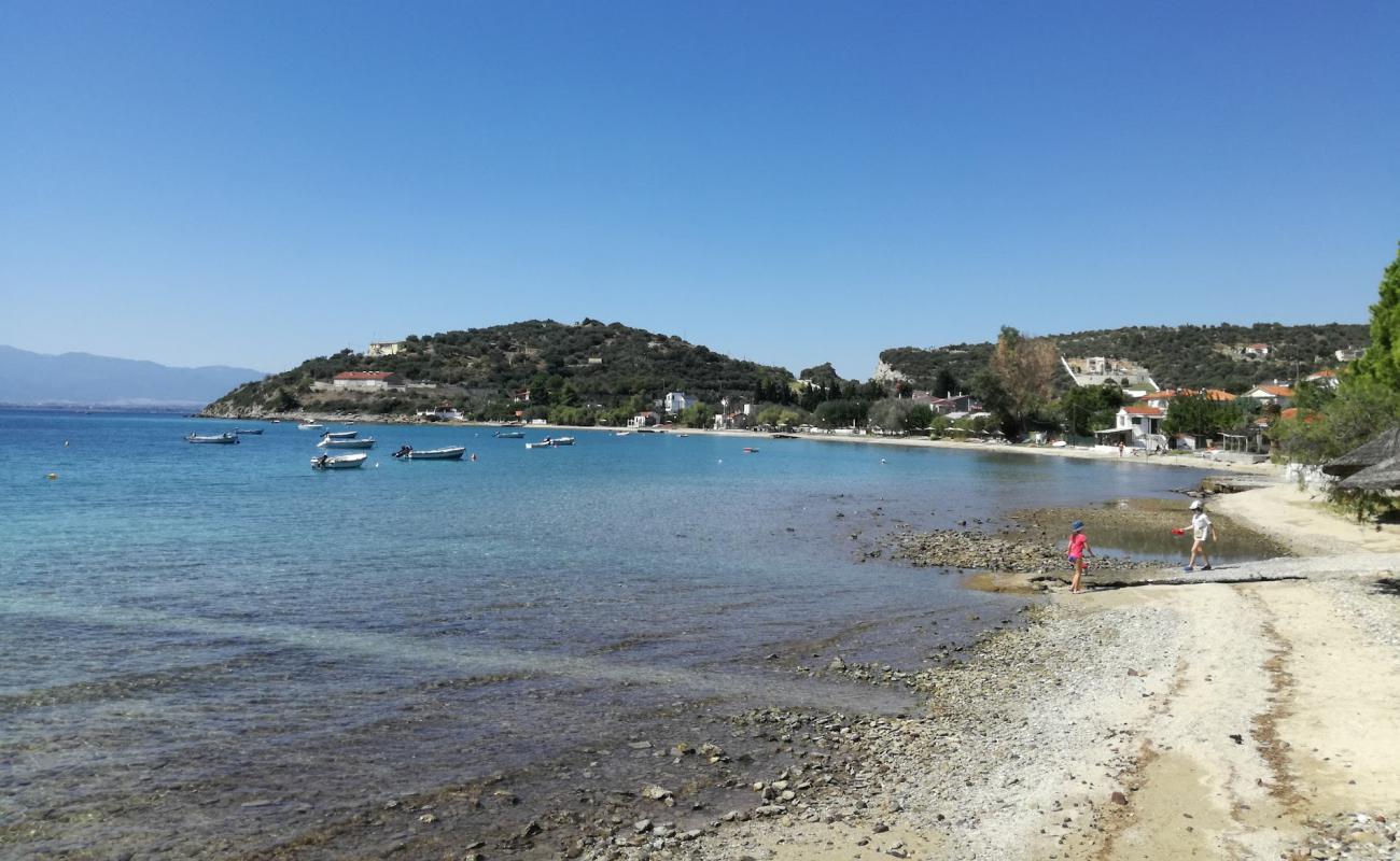 Foto de Agia Kyriaki beach con guijarro fino claro superficie