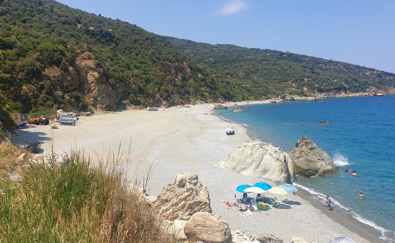 Foto de Pantazi Ammos beach con guijarro ligero superficie