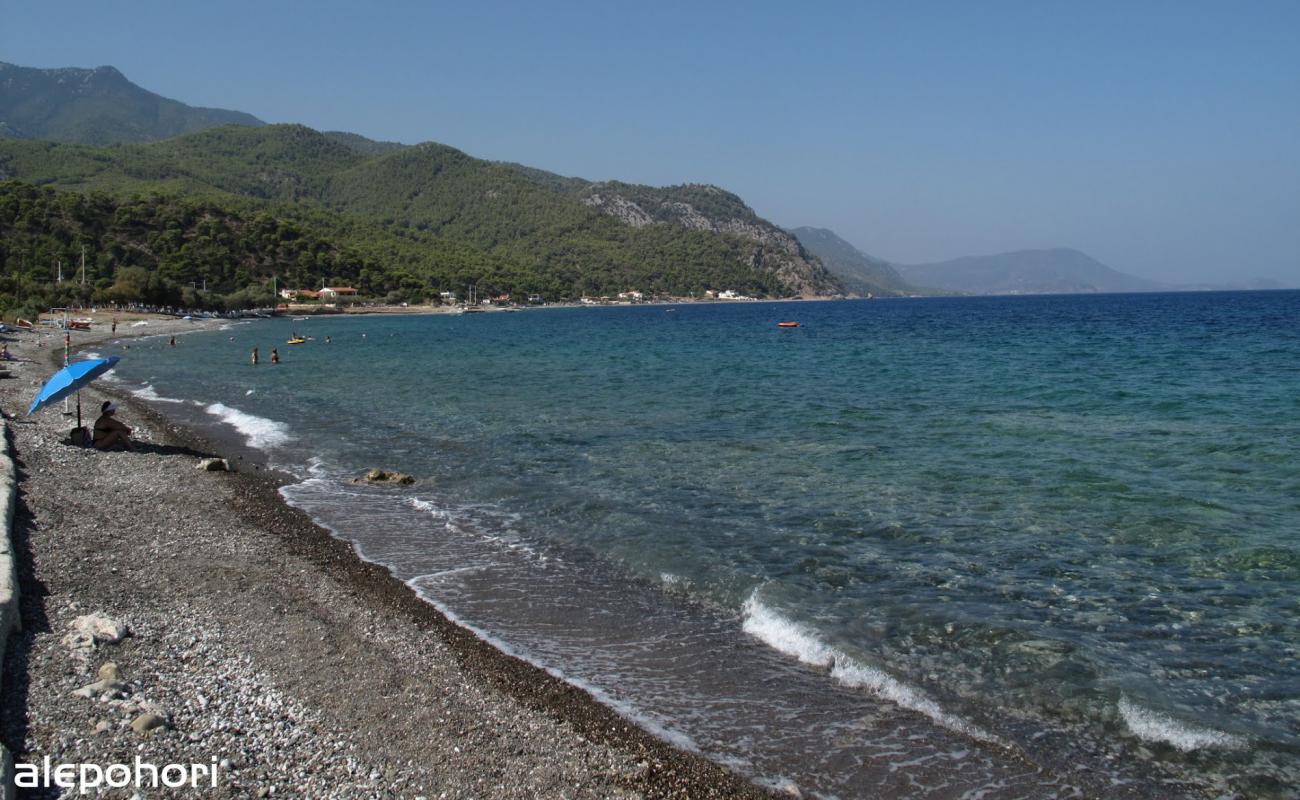 Foto de Alepochori beach II con arena fina y guijarros superficie