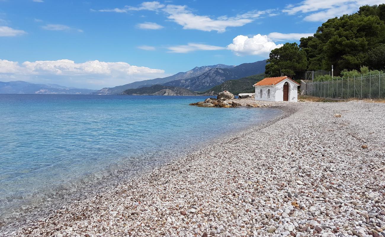 Foto de BEACH ALKYONIDOS con guijarro fino claro superficie