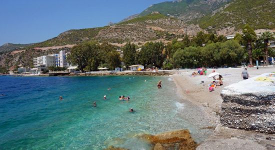 Loutraki marina beach