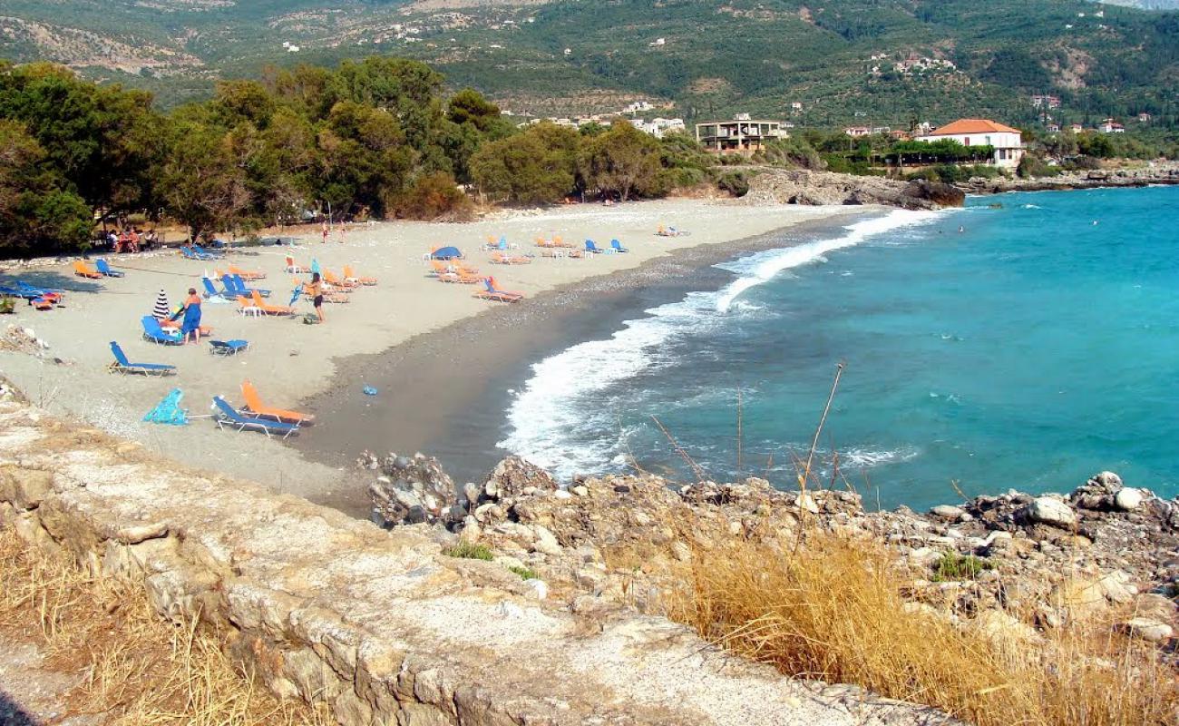 Foto de Pantazi beach con arena gris superficie