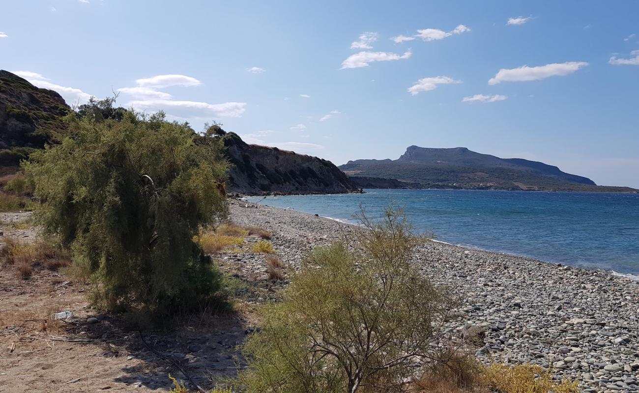 Foto de Asopos beach II con guijarro gris superficie