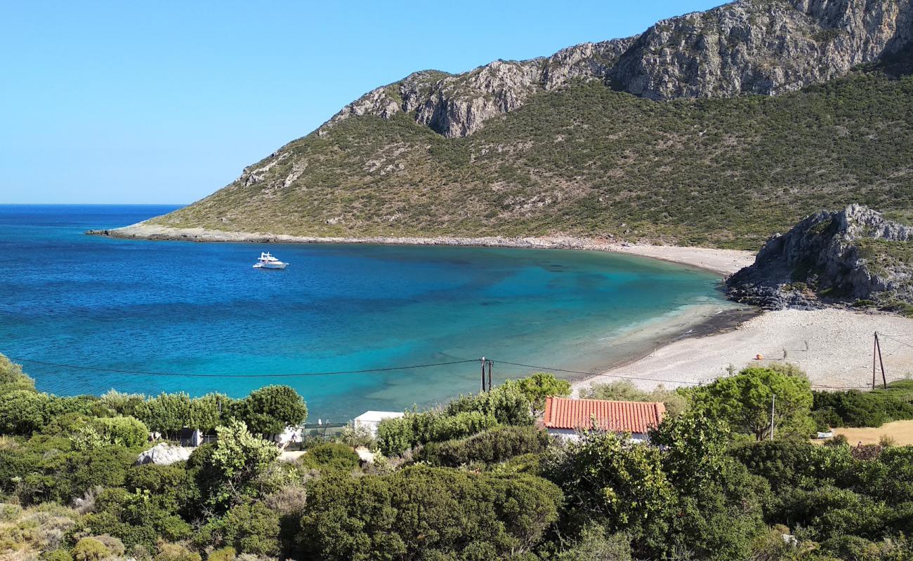 Foto de Panagia beach con guijarro gris superficie