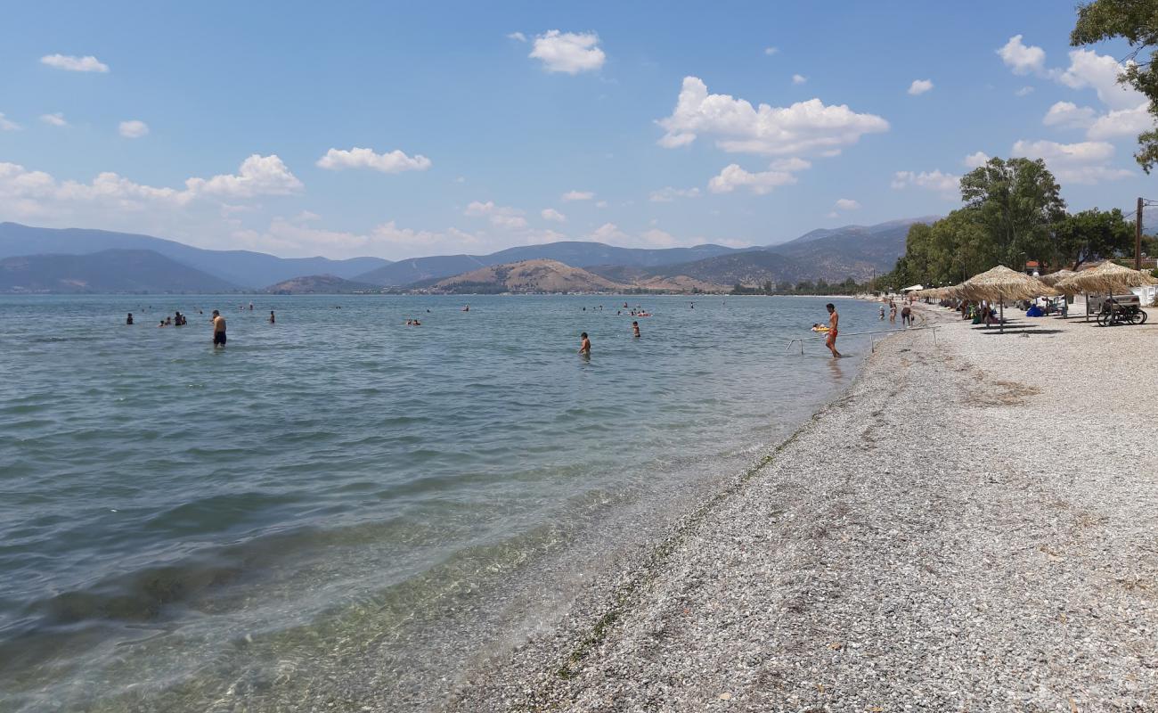 Foto de Paralia Timeniou con guijarro ligero superficie