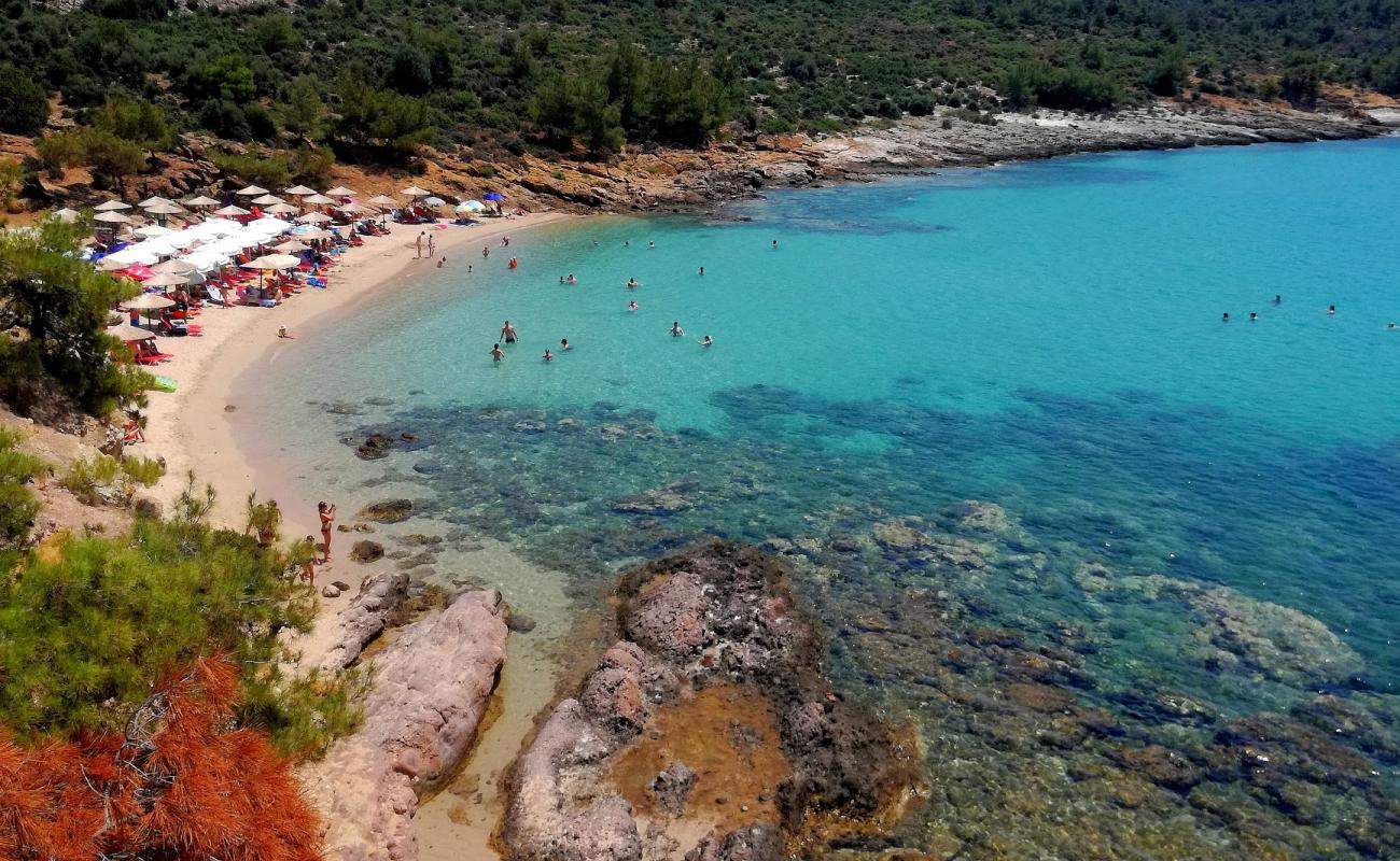 Foto de Playa de Notos con arena brillante superficie