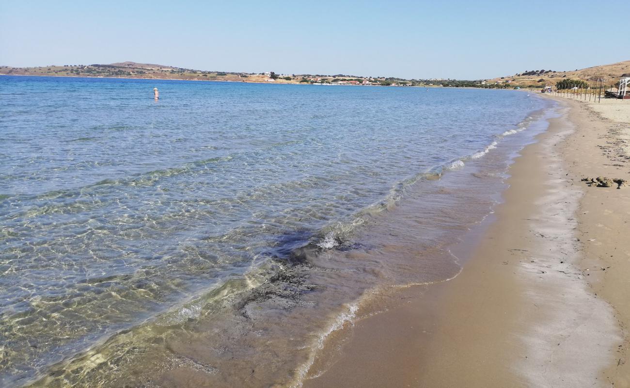 Foto de Kotsinas beach con brillante arena fina superficie