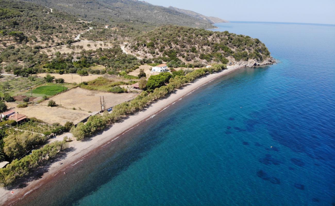 Foto de Paralia Kagia con guijarro ligero superficie