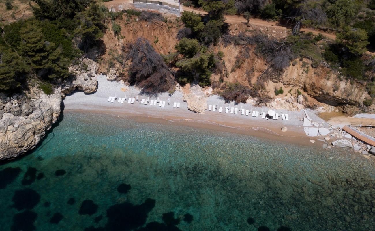 Foto de Angel beach con arena fina y guijarros superficie