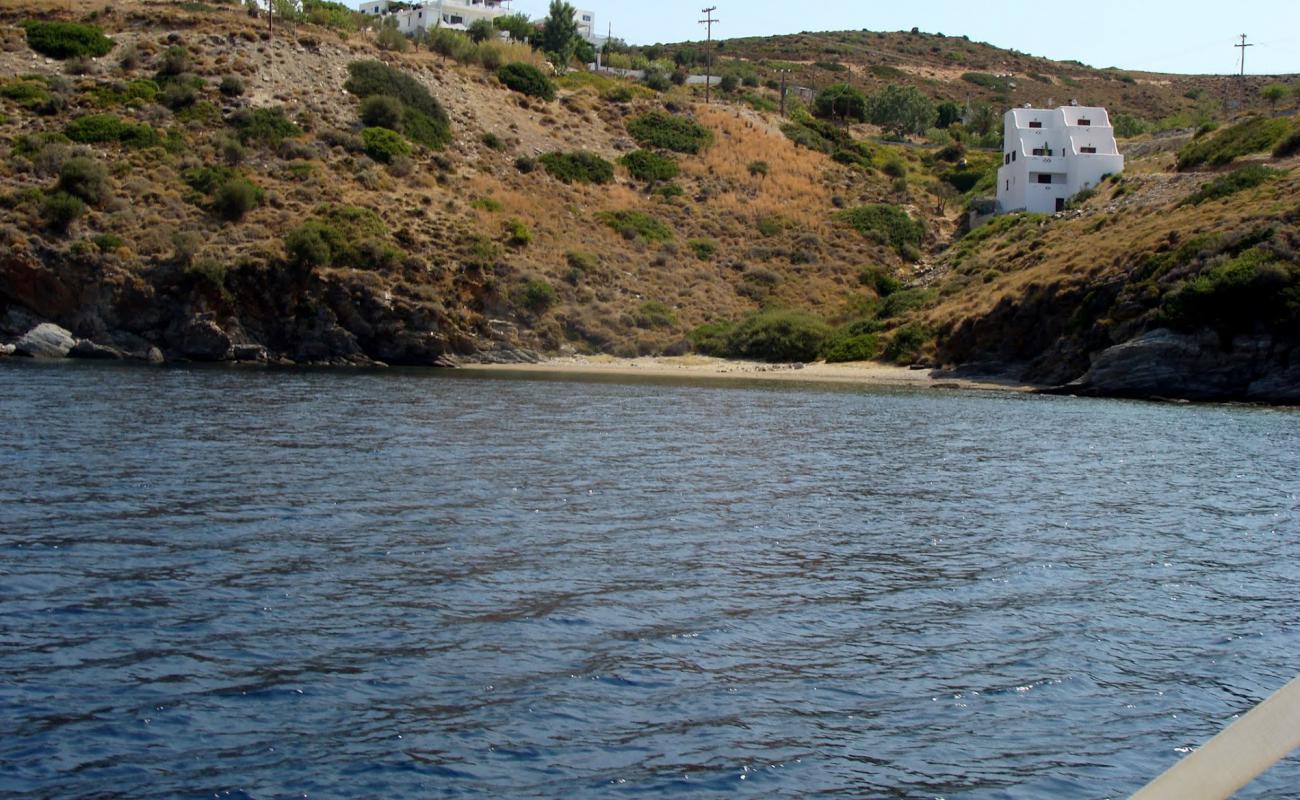 Foto de Paralia Linaria con arena fina y guijarros superficie