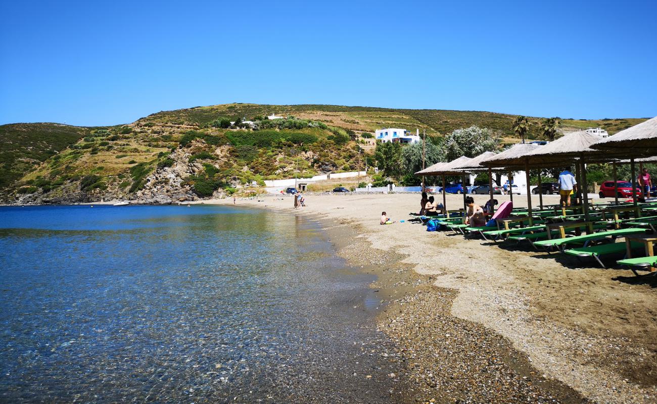 Foto de Acherounes beach con arena fina y guijarros superficie