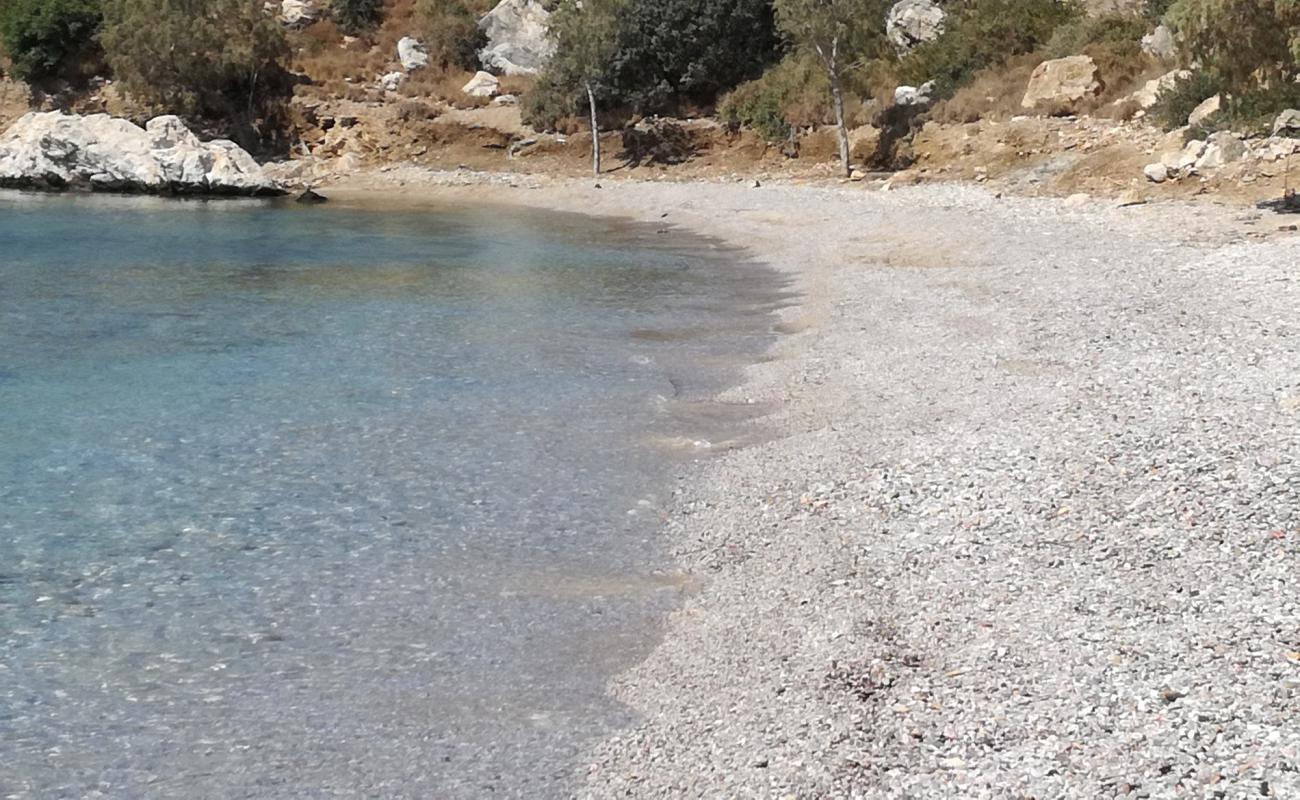 Foto de August beach con arena brillante y rocas superficie