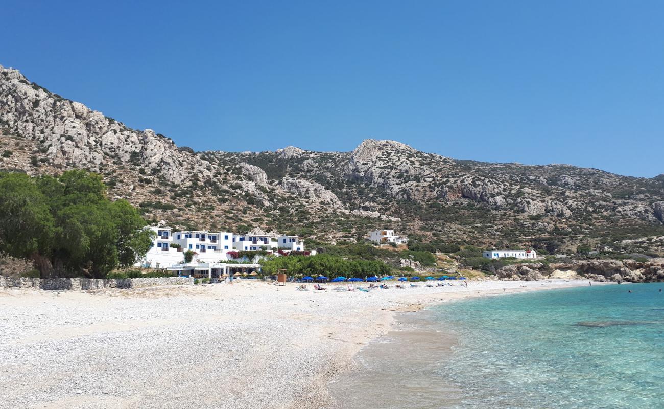 Foto de Potali beach con arena fina y guijarros superficie