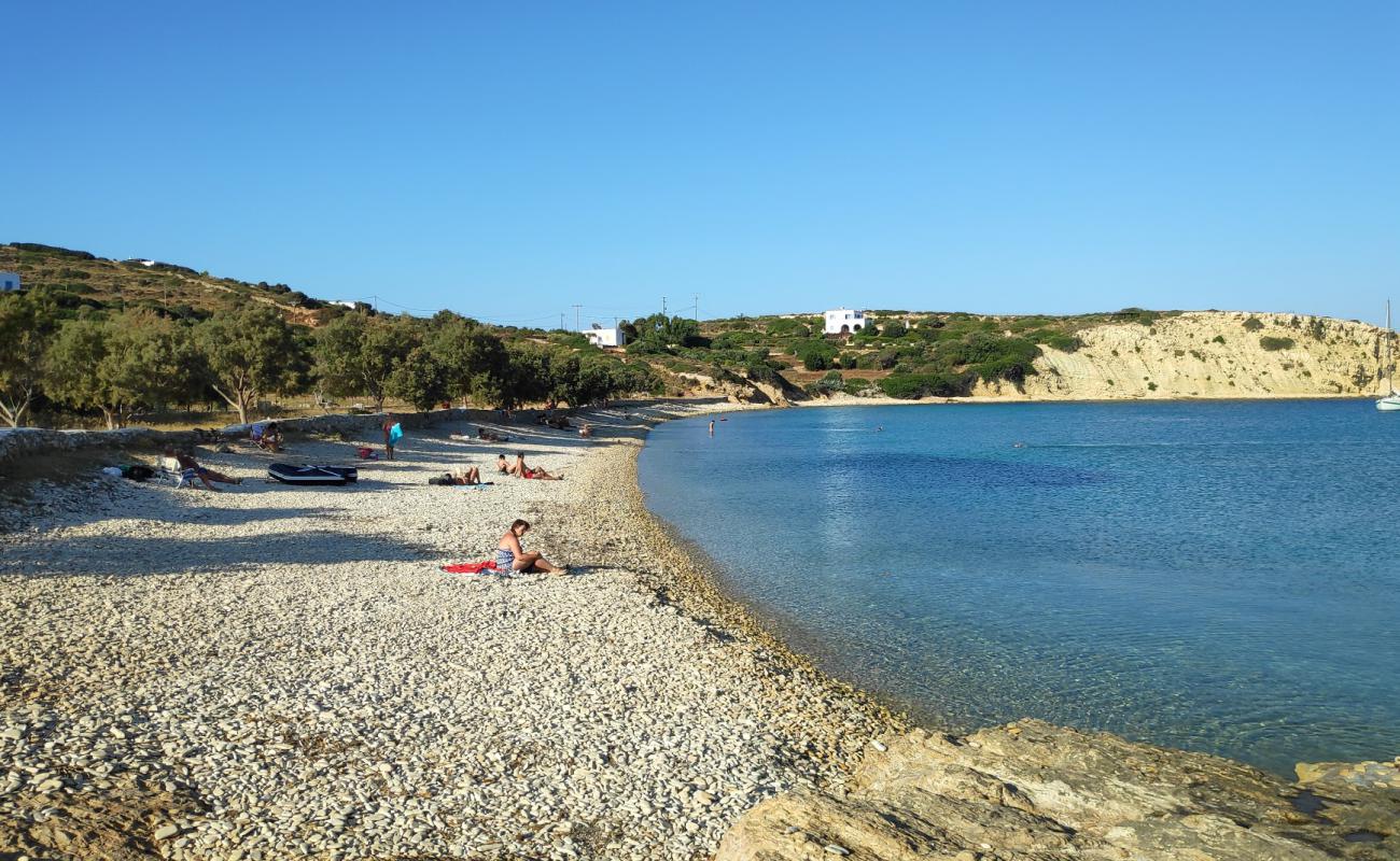 Foto de Hohlakora beach con guijarro ligero superficie