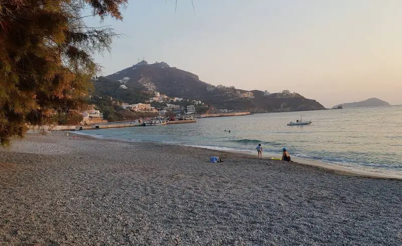 Foto de Melitsachas beach II con guijarro gris superficie