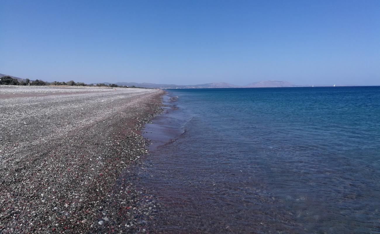 Foto de Playa de Gennadi II con guijarro ligero superficie